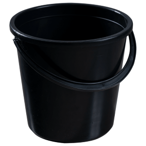 Ведро техническое черное