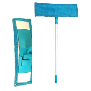 Швабра  Happy Panda 120см с насадкой микрофибра син