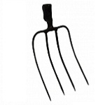 Вилы сенно-навозные 4-х рогие круглые без черенка