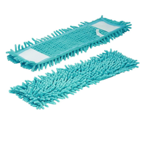 Насадка для швабры  Happy Panda "Лапша" из микрофибры изумрудный