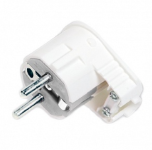 Вилка штепсельная угловая с/з, 16А, 250В, UPS