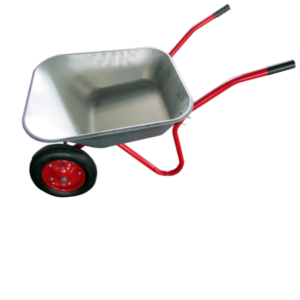 Тачка садовая WB6204S 2 КОЛЕСА,МЕТАЛЛИЧЕСКАЯ 65л 120кг