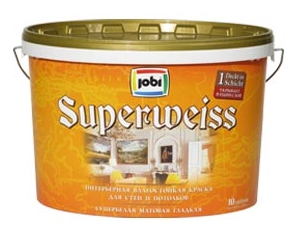JOBI   L3 акриловая влагостойкая краска SuperWeiss
