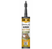 Клей монтажный  SMOLA CRYSTAL PU водостойкий прозрачный. Клеи Жидкие гвозди