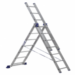 Лестница алюминиевая трехсекционная 5307 (196/307/393см)