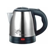 Чайник электрический SA-2124New нерж сталь+черн пластик, матовый, 1,2л,1800Вт