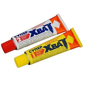 Клей  «Супер-Хват» (100г) эпоксидный 2-х комп. Новбытхим