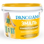 Эмаль акриловая универсальная белая глянцевая «Panorama»