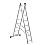 Лестница алюминиевая двухсекционная 5209 (252/420см)