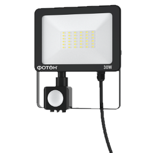 Прожектор светод. сетевой "ФОТОН" FL-30W6K65-PIR с датчиком движ.