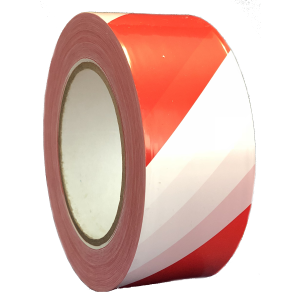 Лента барьерная красно-белая «Lazurit»